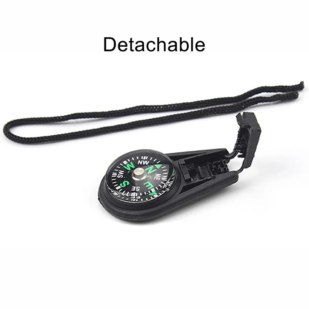 Mini Compass ABS Camping Hiking Pocket Compass Pendant Portable Navigation Climing Riding Children Gift Outdoor Survival Gear